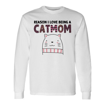 Reason Being Cat Mom Custom Long Sleeve Shirt - Gift for Cat Lovers - Thegiftio UK