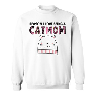 Reason Being Cat Mom Custom Sweatshirt - Gift for Cat Lovers - Thegiftio UK