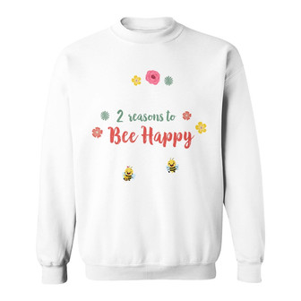 Reasons To Bee Happy Personalized Sweatshirt - Gift for Mom - Thegiftio UK