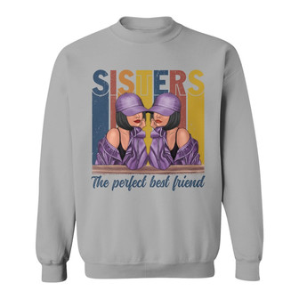 Retro Sister Personalized Sweatshirt - Gift for Family - Thegiftio UK