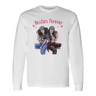Selfie Besties Personalized Long Sleeve Shirt - Gift for Family - Thegiftio UK