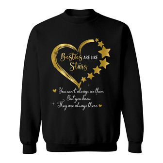 Sisters Besties Like Stars Custom Sweatshirt - Gift for Sisters - Thegiftio UK