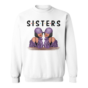 Sisters Fashion Girl Personalized Sweatshirt - Gift for Sister - Thegiftio UK