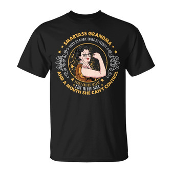 Smartass Grandma Custom T-Shirt - Gift for Grandma - Thegiftio UK