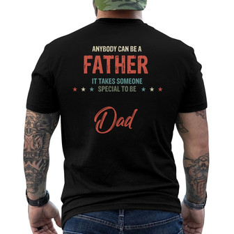 Someone Special Father Personalized Back Print T-Shirt - Gift for Dad - Thegiftio UK