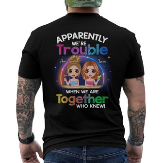Summer Doll Besties Trouble Custom Shirt - Gift for Family - Back Print - Thegiftio UK