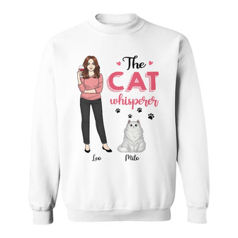 The Cat Whisperer Fluffy Cat Custom Shirt - Thegiftio UK