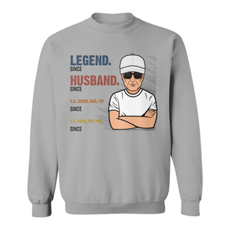 The Legend Grandpa Old Man Custom Shirt - Birthday Gift - Thegiftio UK