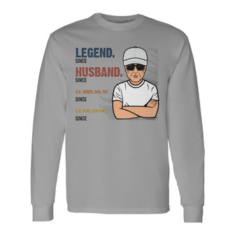The Legend Grandpa Old Man Custom Shirt - Birthday Gift - Thegiftio UK
