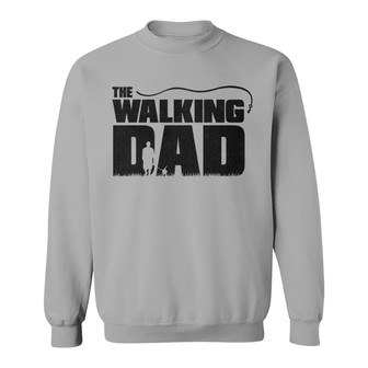 The Walking Dad Dog Custom Sweatshirt - Perfect Gift for Dad - Thegiftio UK