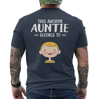 This Daddy Mommy Belongs To Kid Face Custom Back Print T-Shirt - Gift - Thegiftio UK