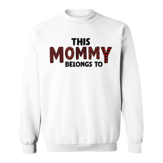 This Mommy Belongs To Custom Sweatshirt - Gift for Mom - Thegiftio UK