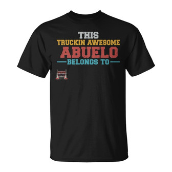 This Truckin' Awesome Grandpa Custom T-Shirt - Grandpa Gift - Thegiftio UK