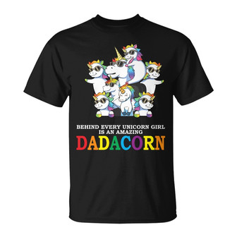 Unicorn Dad Personalized T Shirt - Gift for Unicorn Dads - Thegiftio UK