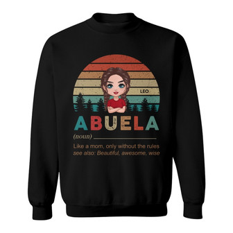 Vintage Grandma Definition Doll Woman Custom Sweatshirt - Gift - Thegiftio UK