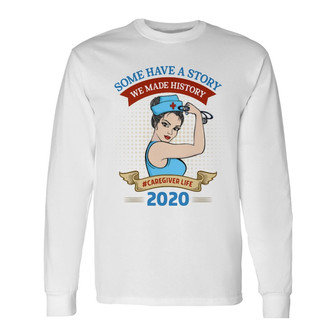 We Made History Nurse Strong Woman Custom Long Sleeve Shirt - Thegiftio UK