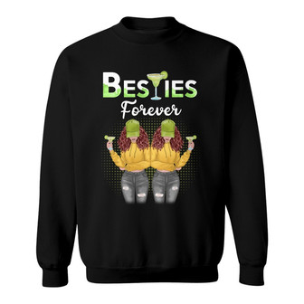 Wine Modern Besties Custom Sweatshirt - Gift for Family - Thegiftio UK