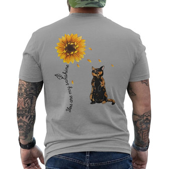 You Are My Sunshine Standing Cats Custom Back Print T-Shirt - Thegiftio UK