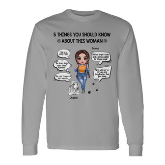 5 Things You Should Know About This Dog Mom Custom Long Sleeve Shirt - Thegiftio UK
