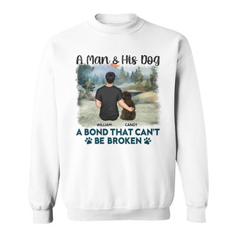 A Bond That Can't Be Broken Custom Sweatshirt - Dog Lovers Gift - Thegiftio UK