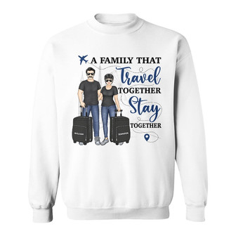 And So The Adventure Begins Custom Sweatshirt - Traveling Gift - Thegiftio UK