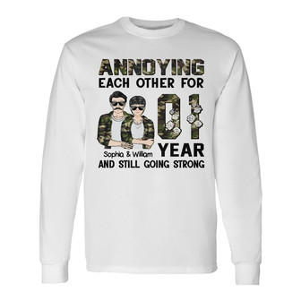 Annoying Each Other Still Going Strong Custom Long Sleeve Shirt - Gift - Thegiftio UK