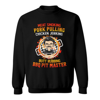 BBQ Pit Master Personalized Sweatshirt - Gift for Grill Masters - Thegiftio UK