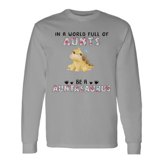 Be A Mamasaurus Floral Custom Long Sleeve Shirt - Gift for Mom - Thegiftio UK