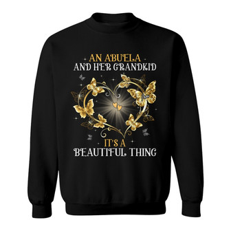 Beautiful Thing Grandma Grandkid Butterfly Heart Custom - Thegiftio UK
