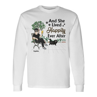 Best Cat Mom Ever Personalized Long Sleeve Shirt - Gift for Mothers - Thegiftio UK