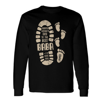 Best Dad Grandpa Footprints Custom Shirt - Father's Day Gift - Thegiftio UK