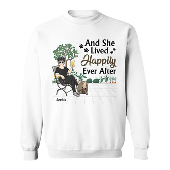 Best Dog Mom Ever Personalized Sweatshirt - Gift for Dog Lovers - Thegiftio UK