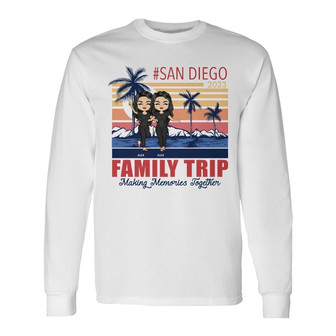 Bestie Family Girl Trip Custom Long Sleeve Shirt - Birthday Gift - Thegiftio UK
