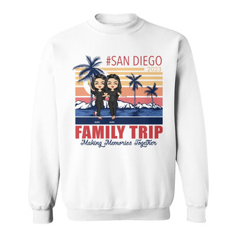 Bestie Family Girl Trip Custom Sweatshirt - Birthday Gift - Thegiftio UK