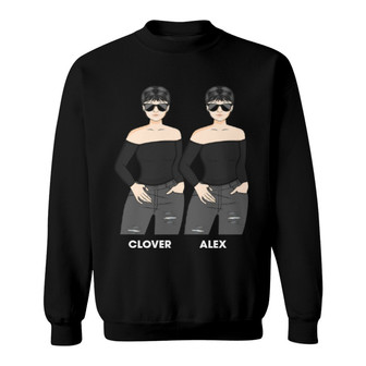 Besties For The Restie Custom Sweatshirt - Gift for Bestie - Thegiftio UK