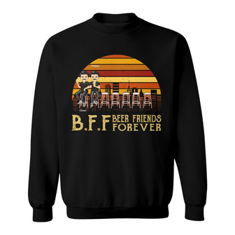 BFF Beer Friends Forever Custom Sweatshirt - Gift for Besties - Thegiftio UK