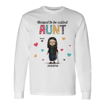 Blessed To Be Called Grandma Custom Long Sleeve Shirt - Mother Gift - Thegiftio UK