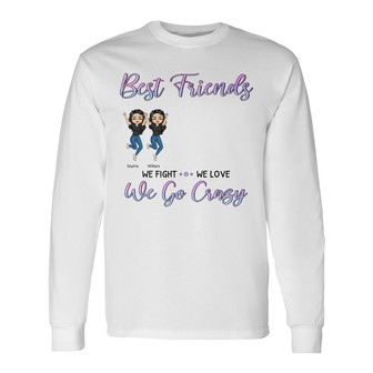 Brothers & Sisters Together Ready To Face Custom Long Sleeve Shirt - Thegiftio UK