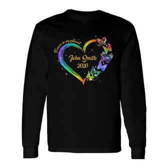Butterflies Heart Memorial Custom Long Sleeve Shirt - Gift for Family - Thegiftio UK