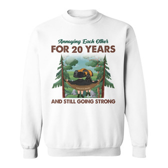 Camping Couple Annoying Each Other Custom Sweatshirt - Gift - Thegiftio UK