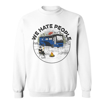 Camping I Hate People Custom Sweatshirt - Gift for Campers - Thegiftio UK