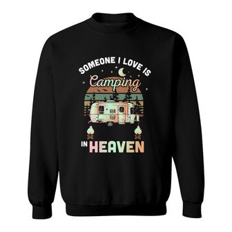Camping In Heaven Personalized Sweatshirt - Gift for Campers - Thegiftio UK