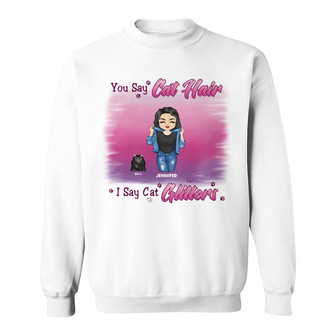 Cat Mom It's Cat Glitters Custom Sweatshirt - Cat Lovers Gift - Thegiftio UK