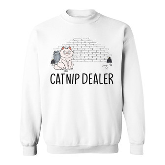 Catnip Dealer Personalized Sweatshirt - Gift for Cat Lovers - Thegiftio UK