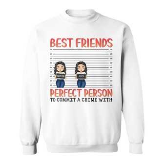 Chibi Girl It's My Bestie's Fault Custom Sweatshirt - Gift - Thegiftio UK