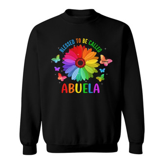 Colorful Daisy Grandma Custom Sweatshirt - Gift for Grandma - Thegiftio UK