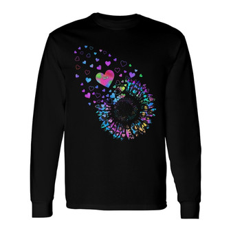 Colorful Leopard Sunflower Custom Long Sleeve Shirt - Gift for Grandma - Thegiftio UK