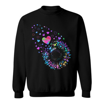 Colorful Leopard Sunflower Custom Sweatshirt - Gift for Grandma - Thegiftio UK