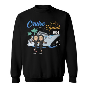 Cruise Squad Bestie Trip Custom Sweatshirt - Gift for Bestie - Thegiftio UK
