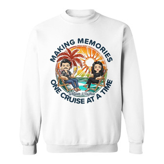Cruising Couple Making Memories Custom Sweatshirt - Thegiftio UK